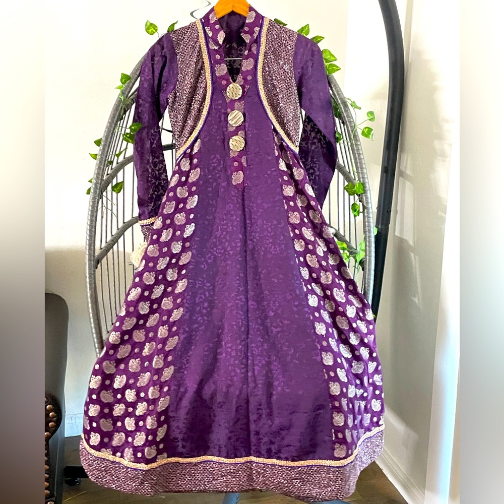 Wedding pakistani dress with garara pant